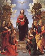 Piero di Cosimo Immaculate Conception and Six Saints Germany oil painting artist